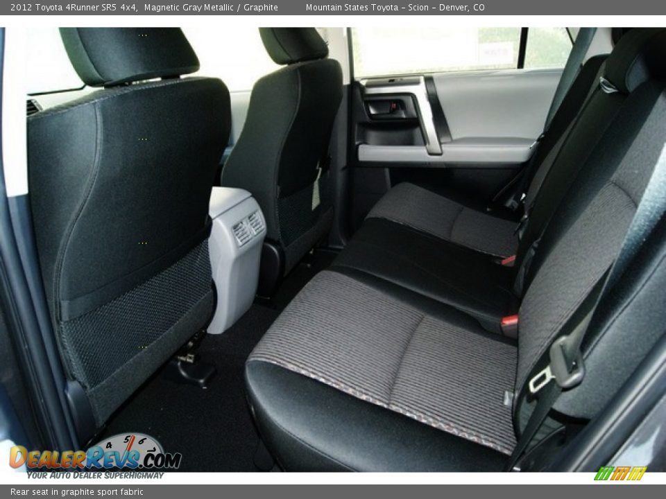 Rear seat in graphite sport fabric - 2012 Toyota 4Runner