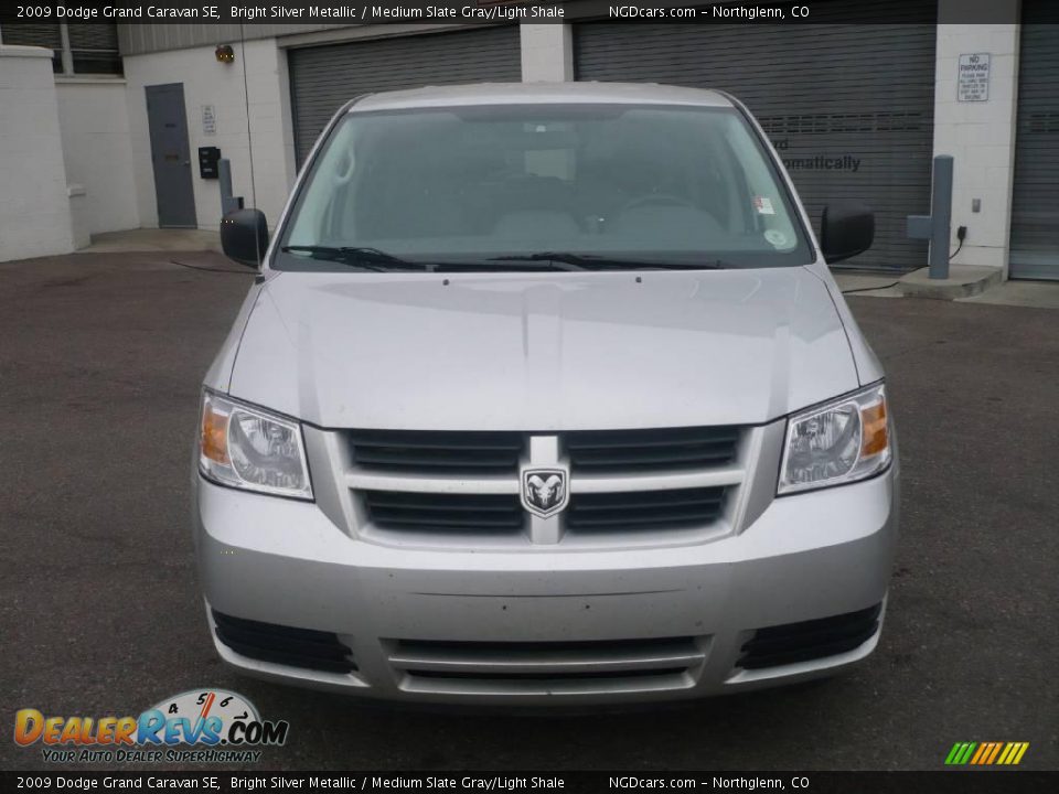 2009 Dodge Grand Caravan SE Bright Silver Metallic / Medium Slate Gray/Light Shale Photo #2