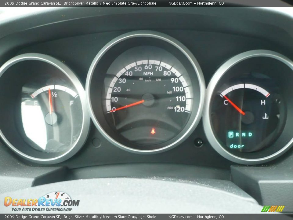 2009 Dodge Grand Caravan SE Bright Silver Metallic / Medium Slate Gray/Light Shale Photo #11