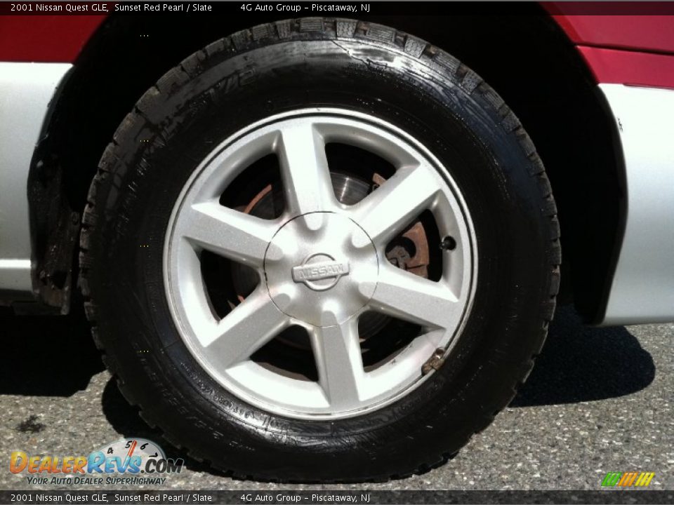 2001 Nissan Quest GLE Sunset Red Pearl / Slate Photo #6