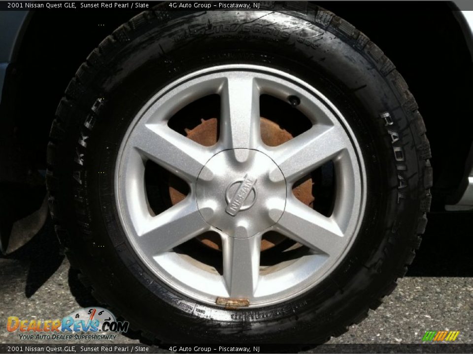 2001 Nissan Quest GLE Sunset Red Pearl / Slate Photo #7