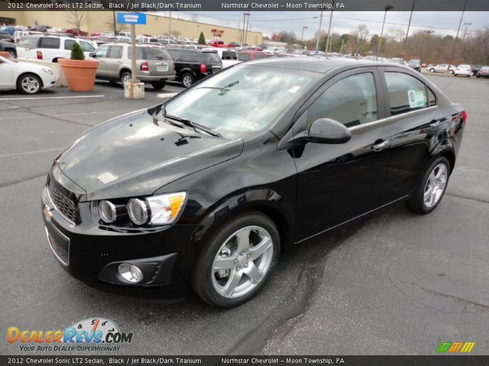 Front 3/4 View of 2012 Chevrolet Sonic LTZ Sedan Photo #3