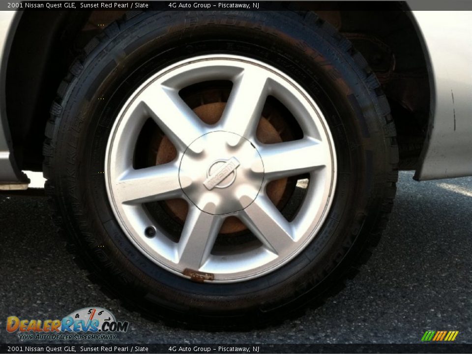 2001 Nissan Quest GLE Sunset Red Pearl / Slate Photo #8