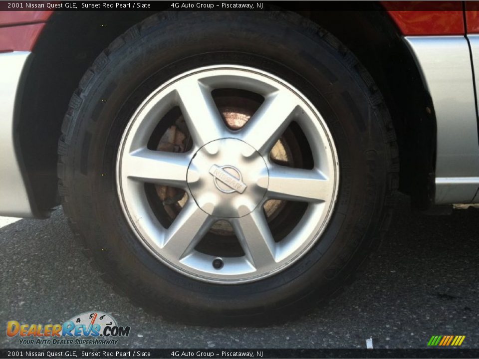 2001 Nissan Quest GLE Sunset Red Pearl / Slate Photo #9