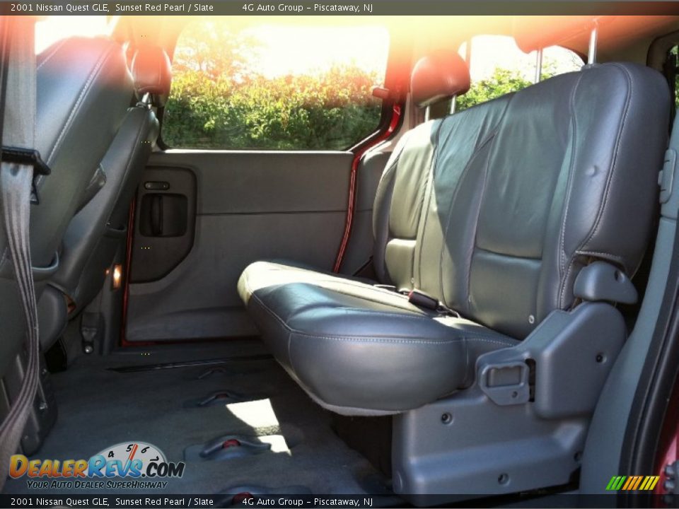 2001 Nissan Quest GLE Sunset Red Pearl / Slate Photo #14