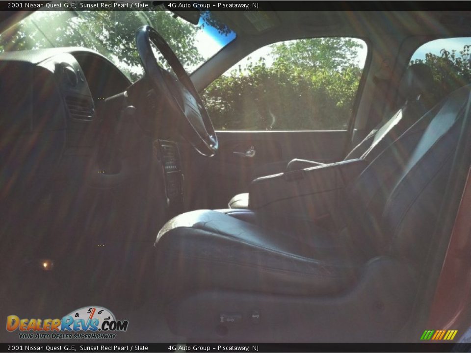 2001 Nissan Quest GLE Sunset Red Pearl / Slate Photo #15