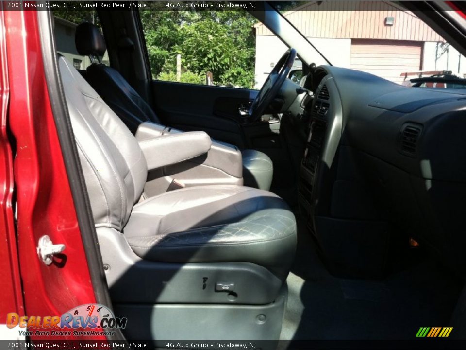 2001 Nissan Quest GLE Sunset Red Pearl / Slate Photo #19