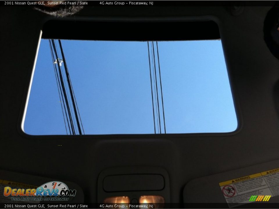 2001 Nissan Quest GLE Sunset Red Pearl / Slate Photo #20