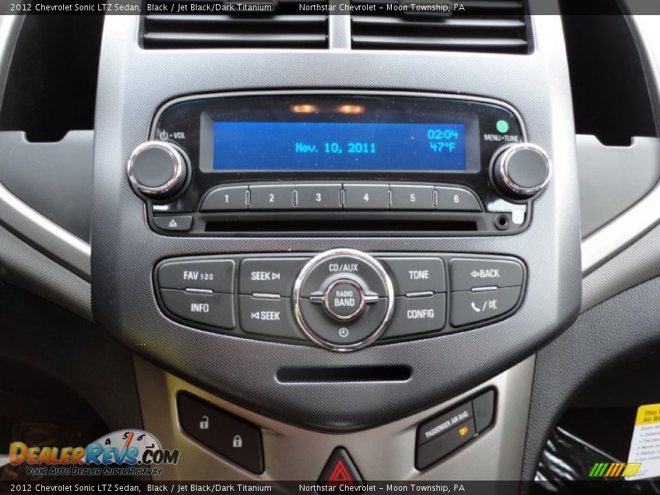 Audio System of 2012 Chevrolet Sonic LTZ Sedan Photo #18