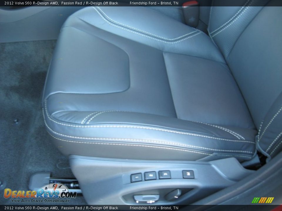 2012 Volvo S60 R-Design AWD Passion Red / R-Design Off Black Photo #13