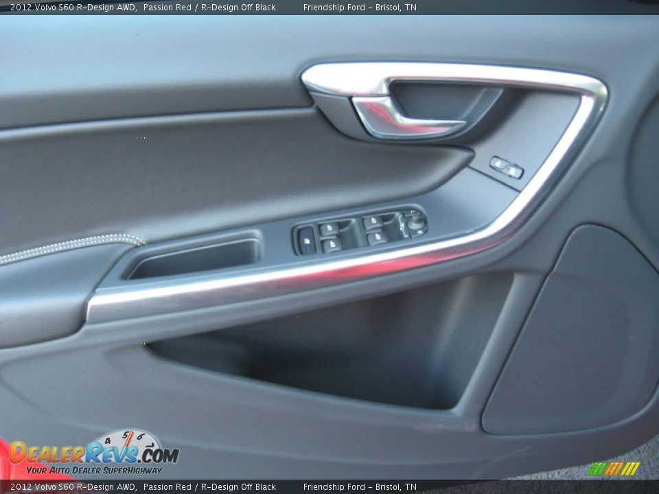 2012 Volvo S60 R-Design AWD Passion Red / R-Design Off Black Photo #14