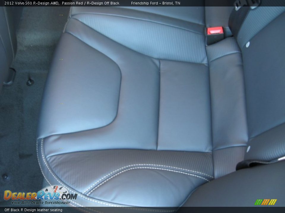 Off Black R Design leather seating - 2012 Volvo S60