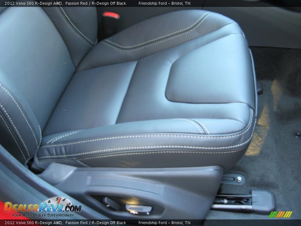 2012 Volvo S60 R-Design AWD Passion Red / R-Design Off Black Photo #19