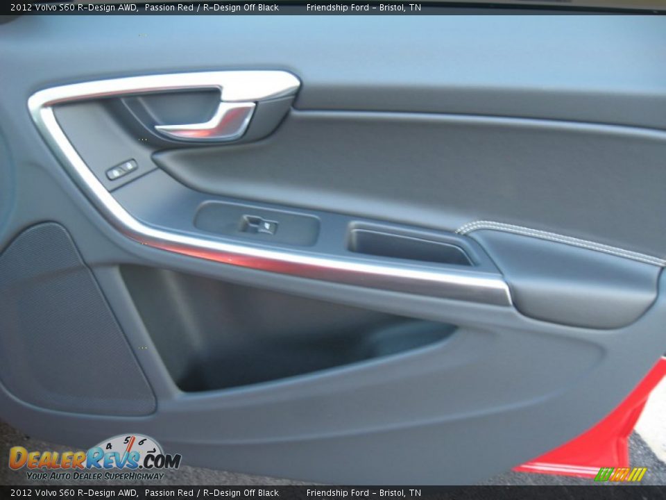 2012 Volvo S60 R-Design AWD Passion Red / R-Design Off Black Photo #20