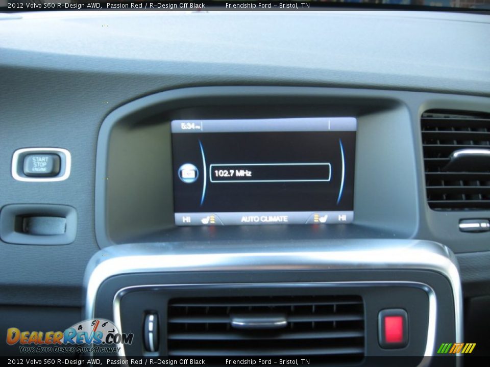 2012 Volvo S60 R-Design AWD Passion Red / R-Design Off Black Photo #23