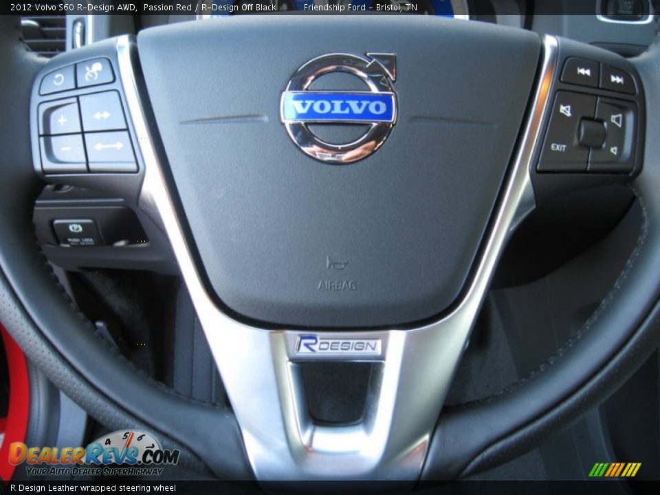 R Design Leather wrapped steering wheel - 2012 Volvo S60