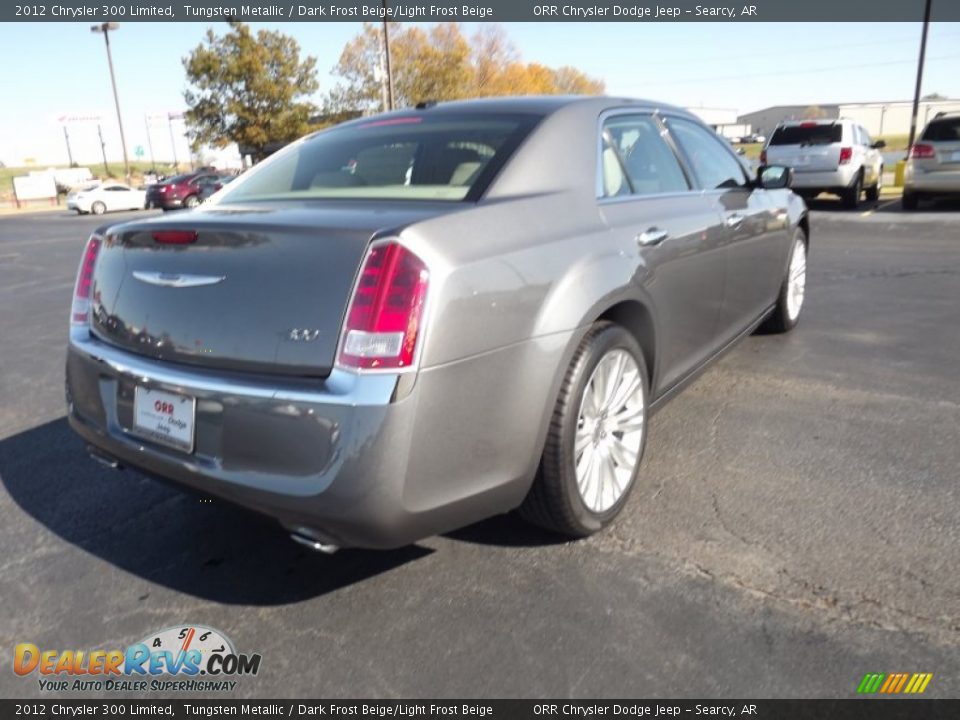 2012 Chrysler 300 Limited Tungsten Metallic / Dark Frost Beige/Light Frost Beige Photo #5