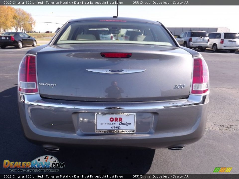 2012 Chrysler 300 Limited Tungsten Metallic / Dark Frost Beige/Light Frost Beige Photo #6