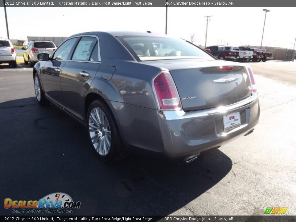 2012 Chrysler 300 Limited Tungsten Metallic / Dark Frost Beige/Light Frost Beige Photo #7