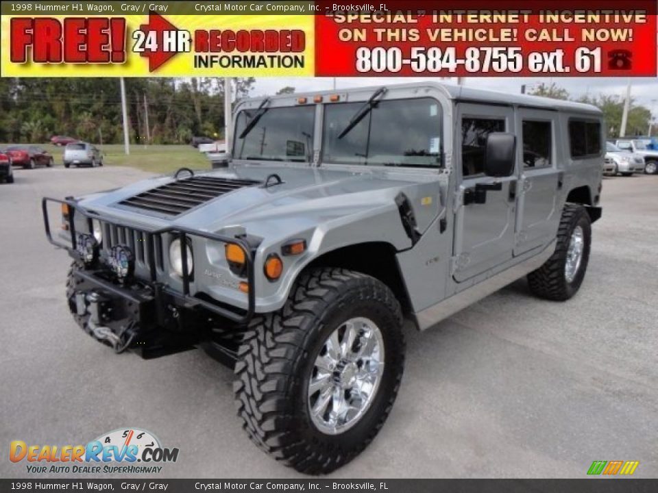 1998 Hummer H1 Wagon Gray / Gray Photo #1