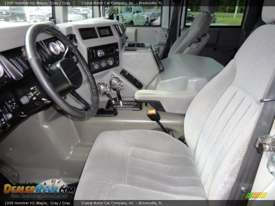 Gray Interior - 1998 Hummer H1 Wagon Photo #4