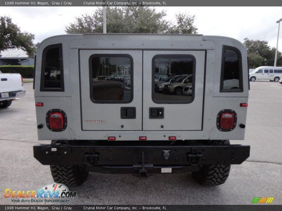 Gray 1998 Hummer H1 Wagon Photo #8