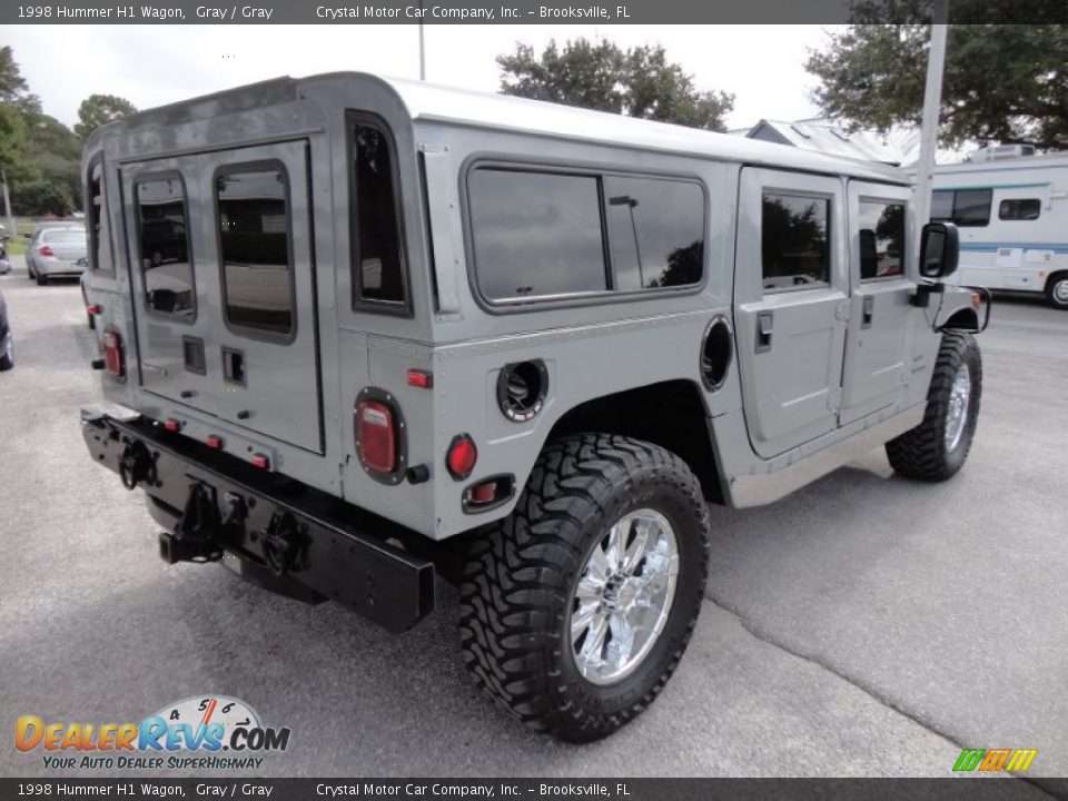 Gray 1998 Hummer H1 Wagon Photo #9