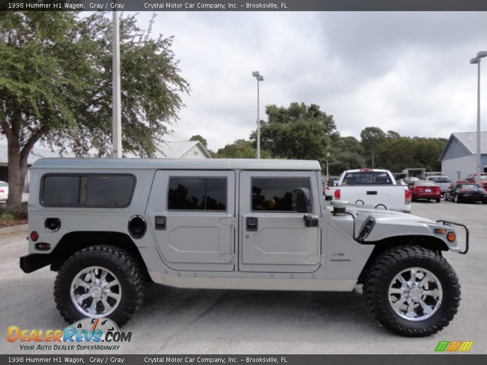 Gray 1998 Hummer H1 Wagon Photo #10