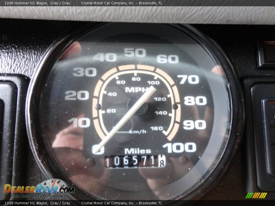 1998 Hummer H1 Wagon Gray / Gray Photo #20