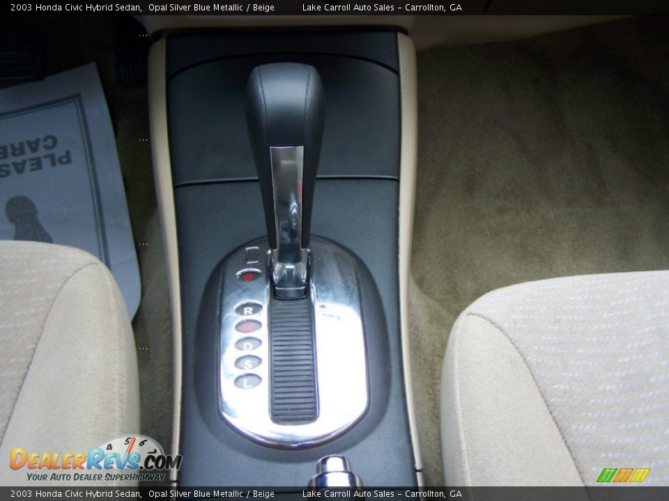 2003 Honda Civic Hybrid Sedan Shifter Photo #23