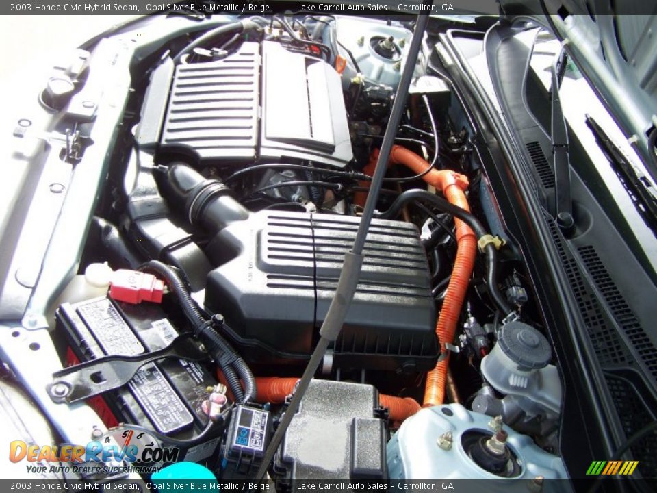 2003 Honda Civic Hybrid Sedan 1.3 Liter SOHC 8-Valve VTEC 4 Cylinder IMA Gasoline/Electric Hybrid Engine Photo #33
