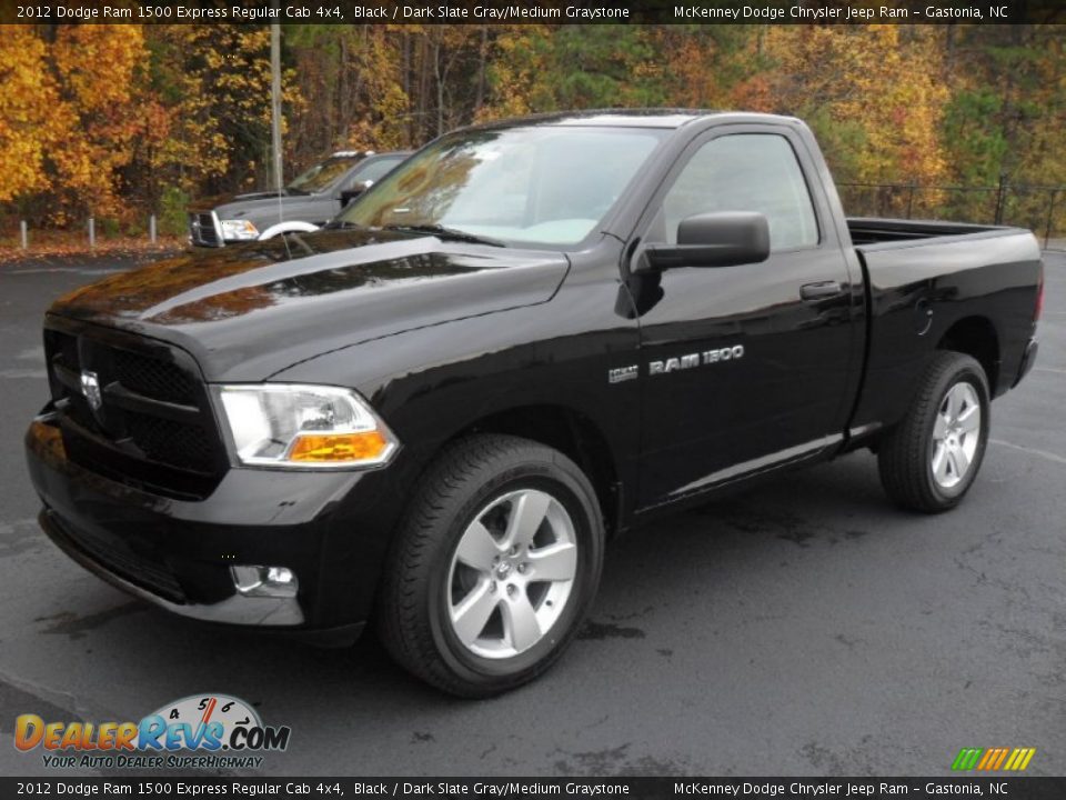 Black 2012 Dodge Ram 1500 Express Regular Cab 4x4 Photo #1