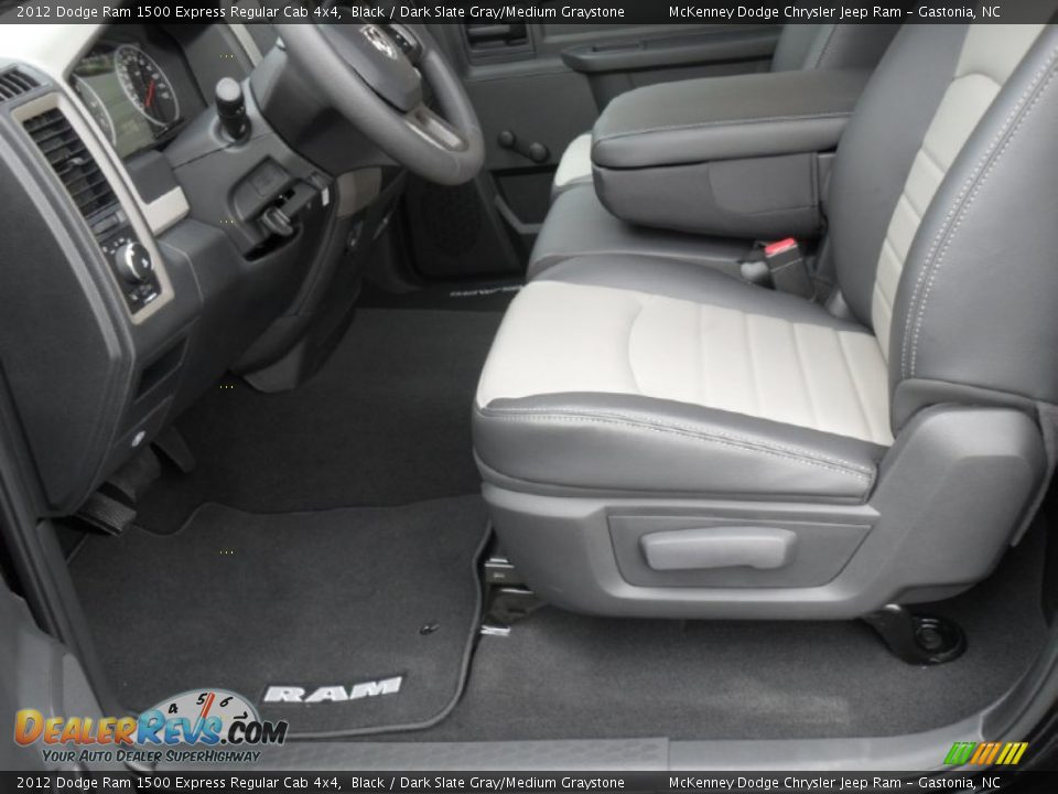 Dark Slate Gray/Medium Graystone Interior - 2012 Dodge Ram 1500 Express Regular Cab 4x4 Photo #7