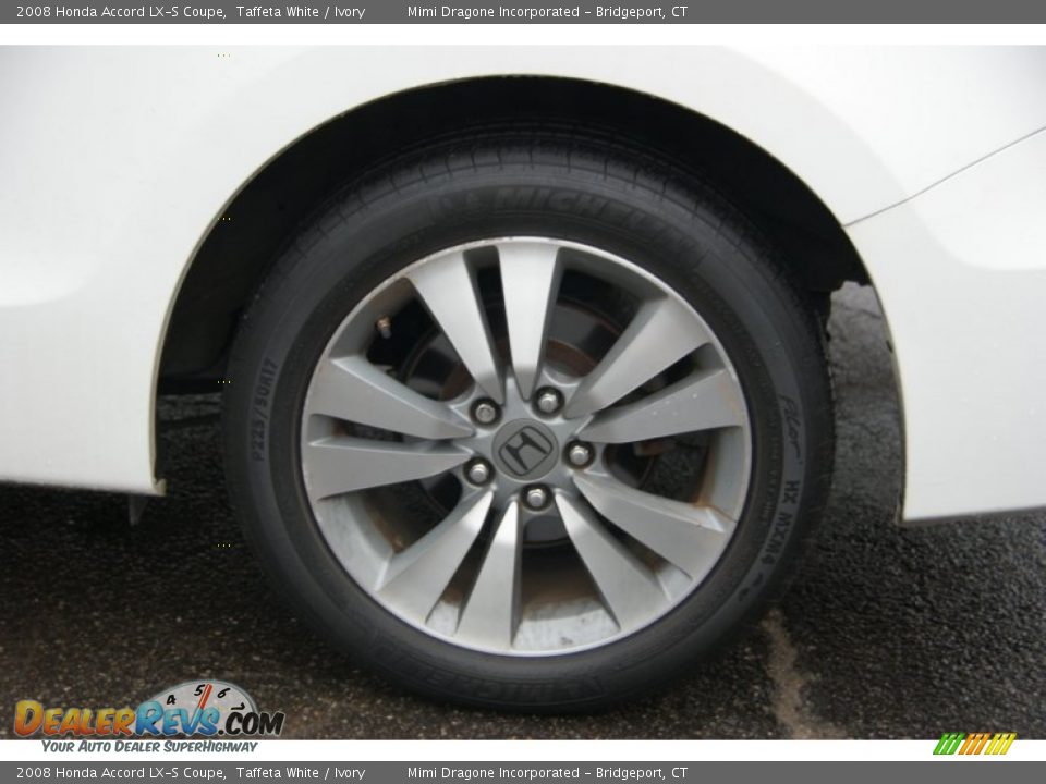 2008 Honda Accord LX-S Coupe Taffeta White / Ivory Photo #7