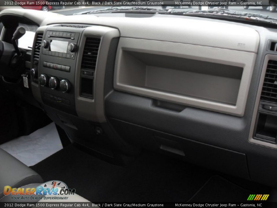 2012 Dodge Ram 1500 Express Regular Cab 4x4 Black / Dark Slate Gray/Medium Graystone Photo #18