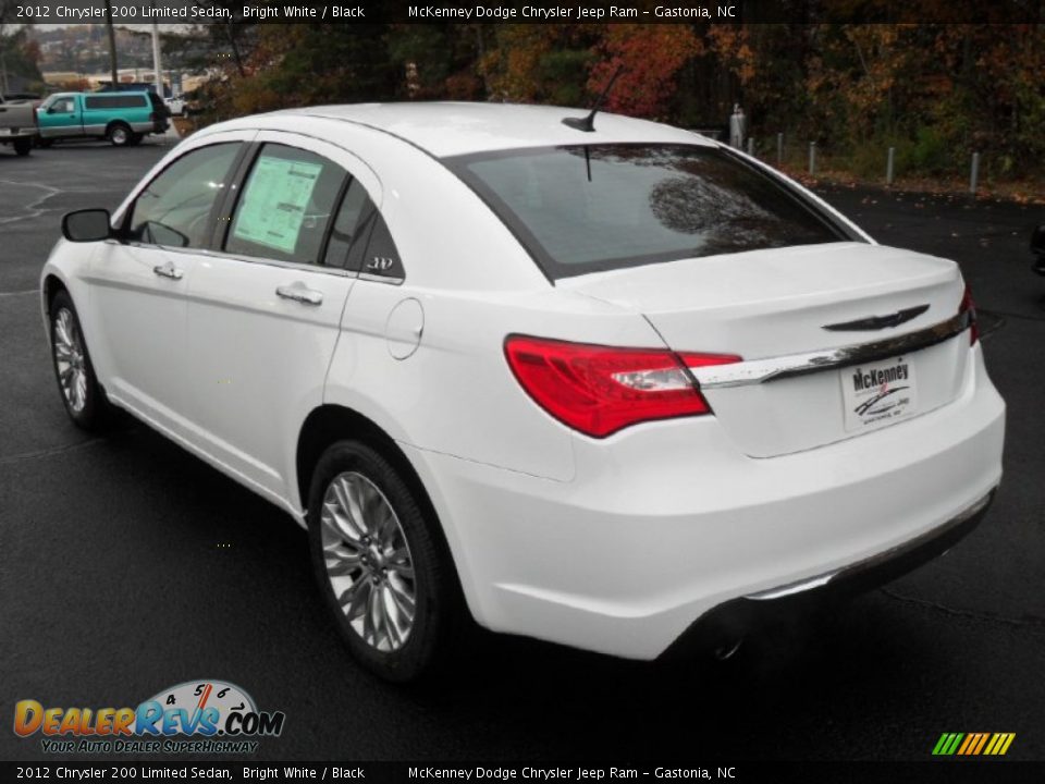 2012 Chrysler 200 Limited Sedan Bright White / Black Photo #2