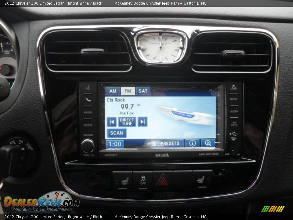 2012 Chrysler 200 Limited Sedan Bright White / Black Photo #10