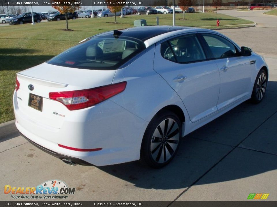 Snow White Pearl 2012 Kia Optima SX Photo #4