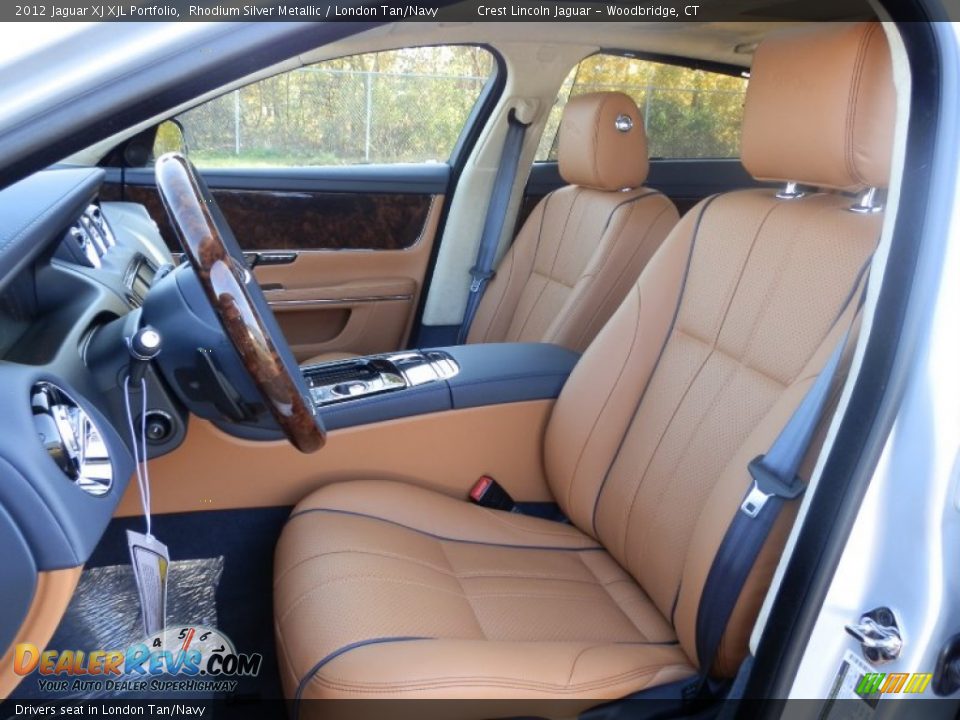 Drivers seat in London Tan/Navy - 2012 Jaguar XJ