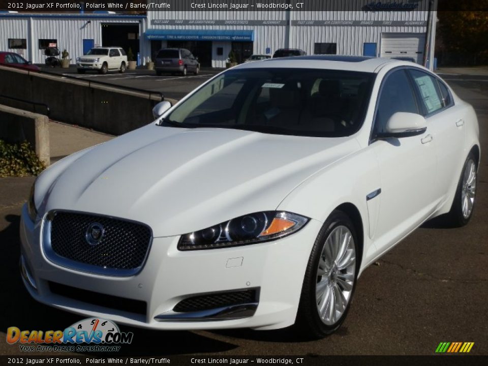 Polaris White 2012 Jaguar XF Portfolio Photo #2