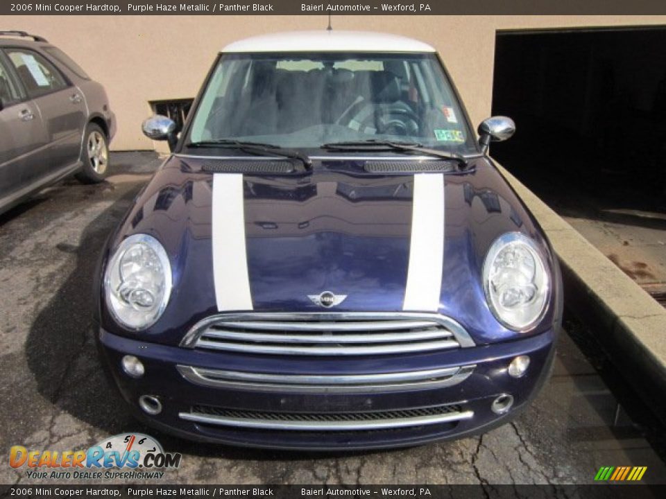 2006 Mini Cooper Hardtop Purple Haze Metallic / Panther Black Photo #2