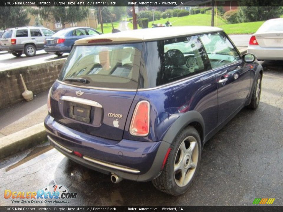 2006 Mini Cooper Hardtop Purple Haze Metallic / Panther Black Photo #3