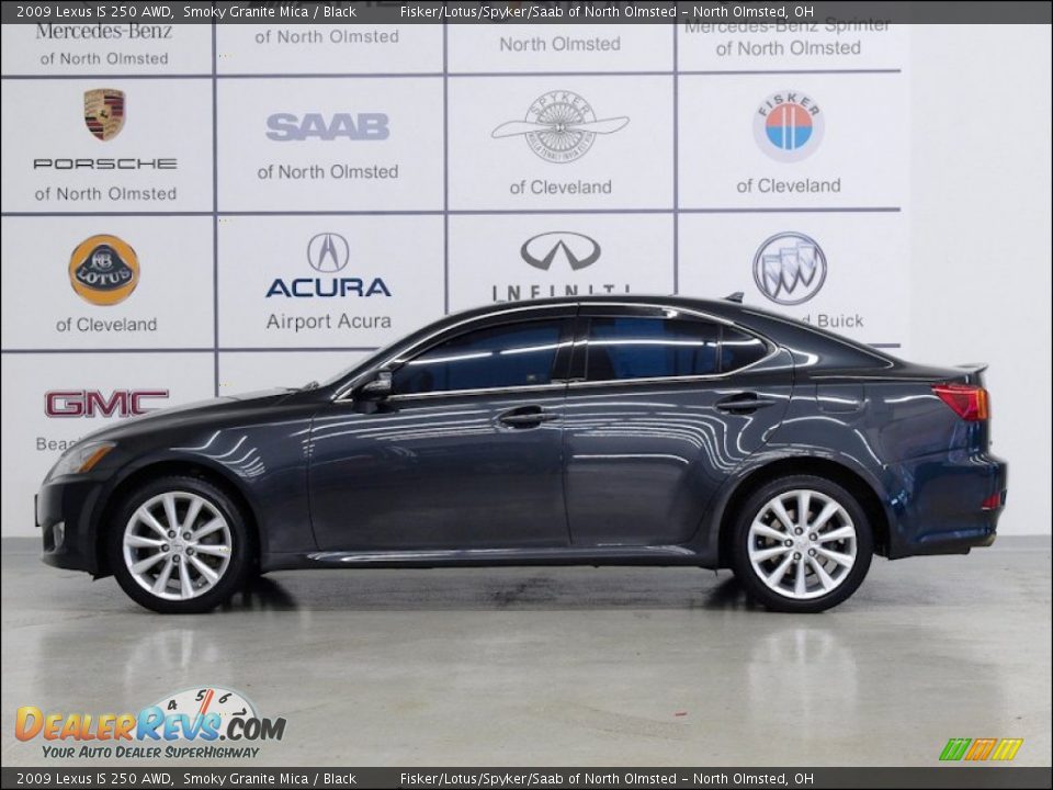 2009 Lexus IS 250 AWD Smoky Granite Mica / Black Photo #4