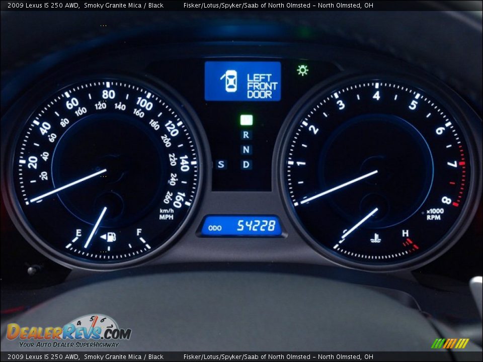 2009 Lexus IS 250 AWD Smoky Granite Mica / Black Photo #12