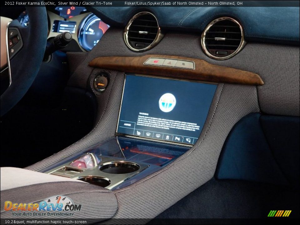 10.2" multifunction haptic touch-screen - 2012 Fisker Karma