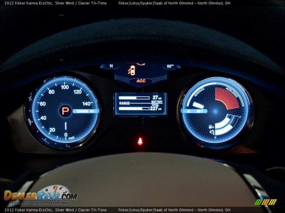 2012 Fisker Karma EcoChic Gauges Photo #16