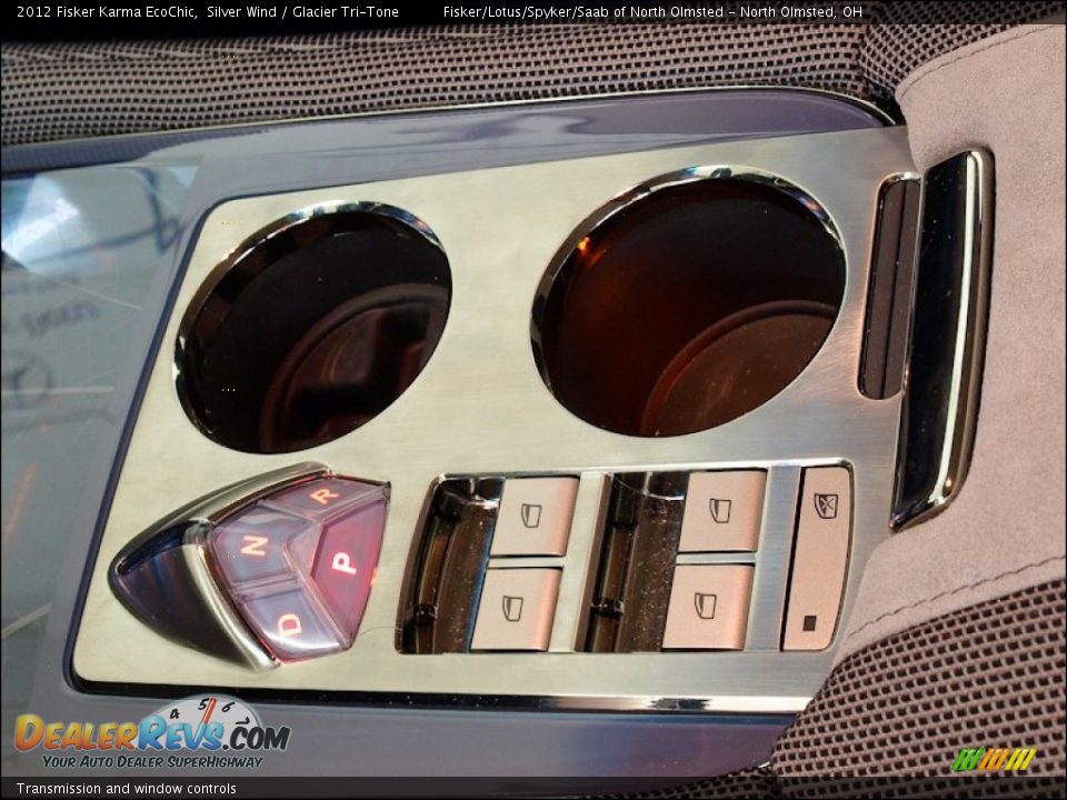 Transmission and window controls - 2012 Fisker Karma