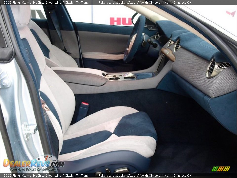 Glacier Tri-Tone Interior - 2012 Fisker Karma EcoChic Photo #18