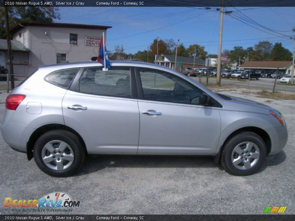 2010 Nissan rogue silver #2