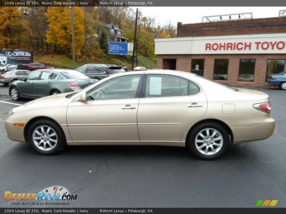 2004 Lexus ES 330 Mystic Gold Metallic / Ivory Photo #2